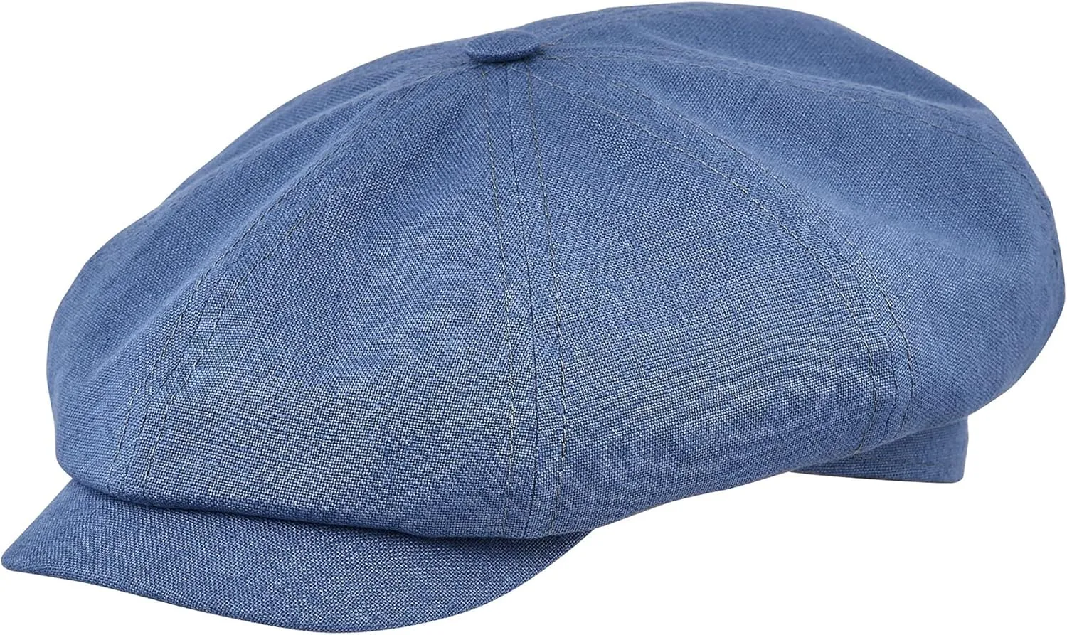 Sterkowski Rowdy Flat Cap for Men and Women | 100% Linen Newsboy Cap | Elegant 8 Panel Gatsby Cap