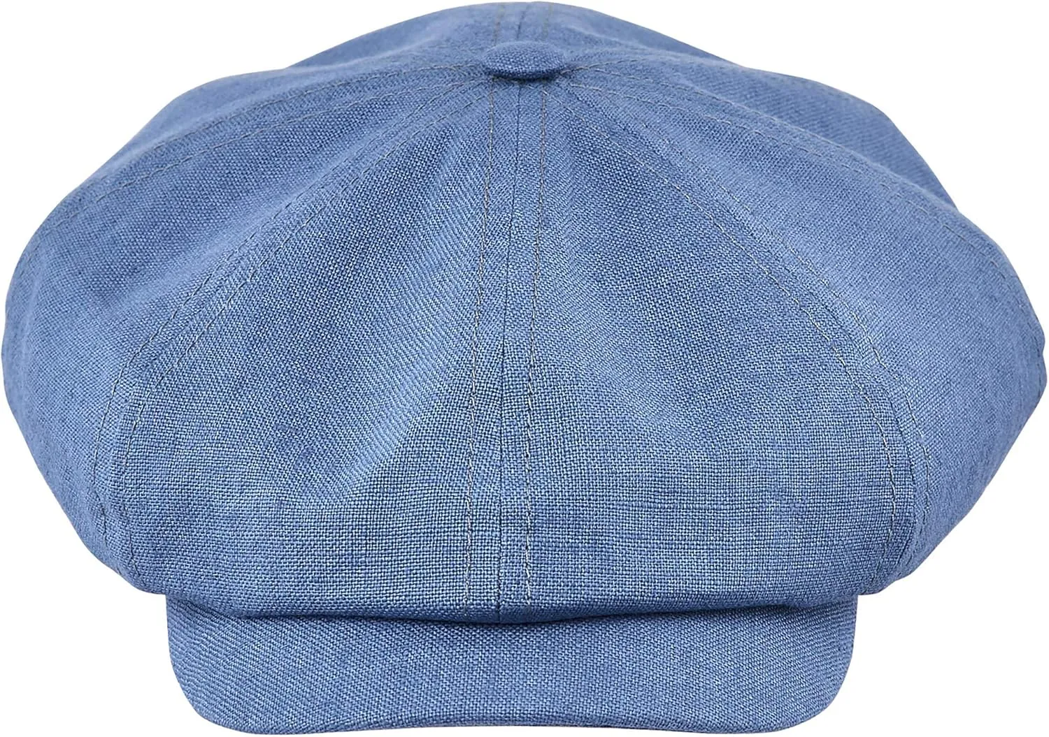 Sterkowski Rowdy Flat Cap for Men and Women | 100% Linen Newsboy Cap | Elegant 8 Panel Gatsby Cap
