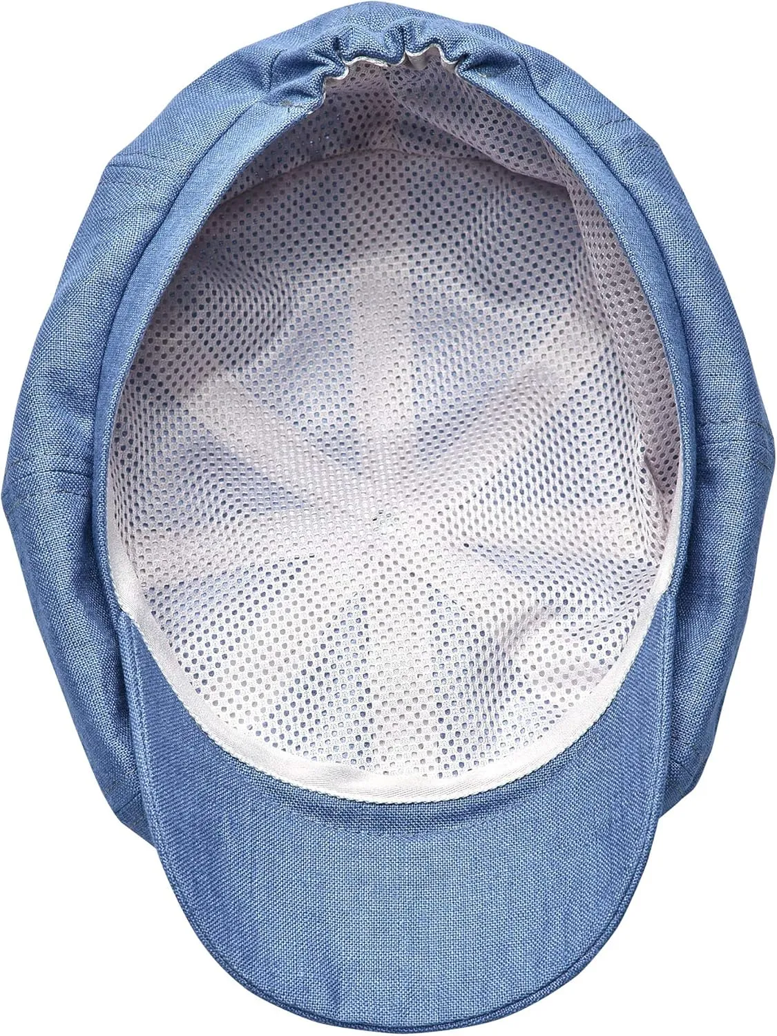 Sterkowski Rowdy Flat Cap for Men and Women | 100% Linen Newsboy Cap | Elegant 8 Panel Gatsby Cap