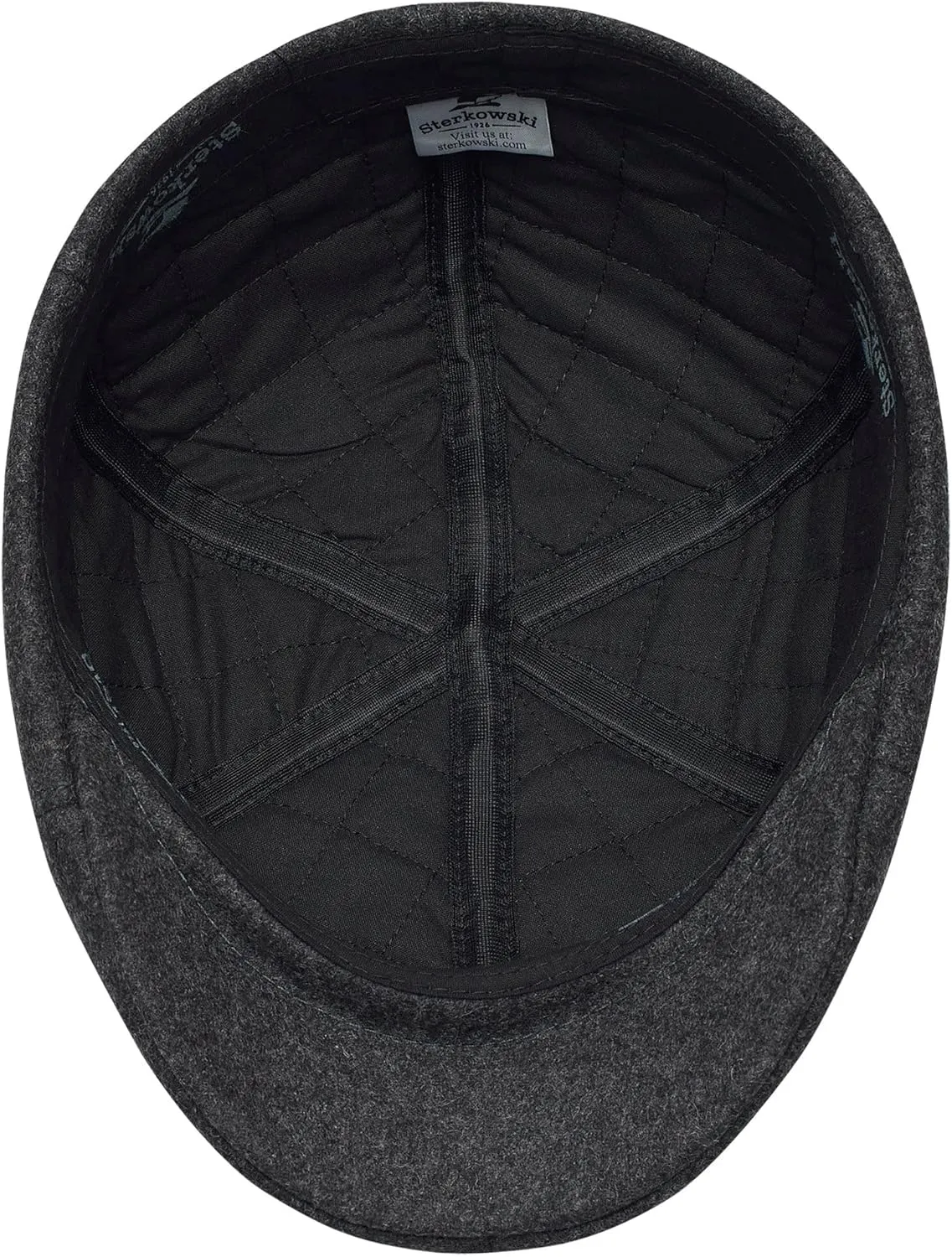 Sterkowski Rusty Duckbill Cap | Wool Flat Cap for Men and Women | Warm 6 Panels Scally Cap