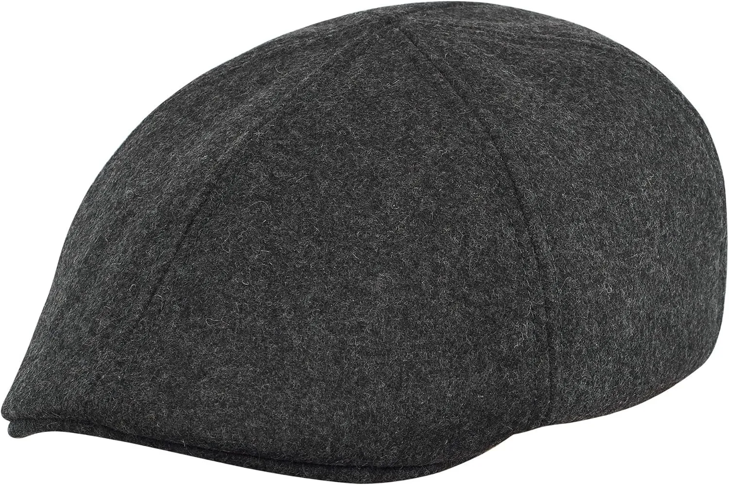 Sterkowski Rusty Duckbill Cap | Wool Flat Cap for Men and Women | Warm 6 Panels Scally Cap