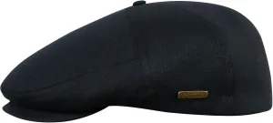 Sterkowski Swede Cap | 100% Linen Flat Cap For Men and Women | Super Airy 5 Panels Summer Cap without Lining
