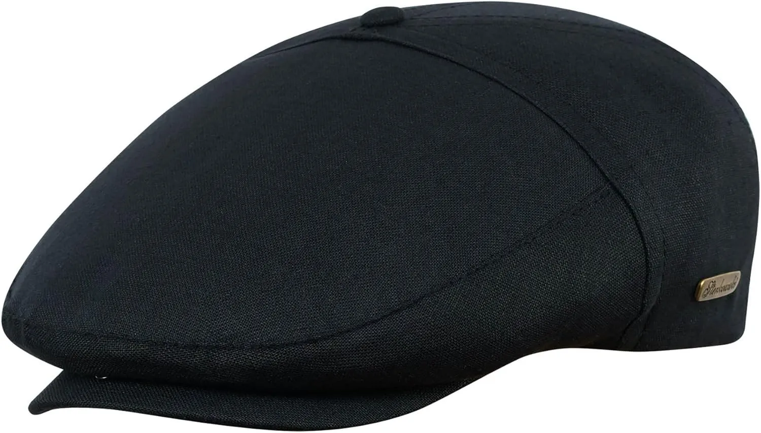 Sterkowski Swede Cap | 100% Linen Flat Cap For Men and Women | Super Airy 5 Panels Summer Cap without Lining