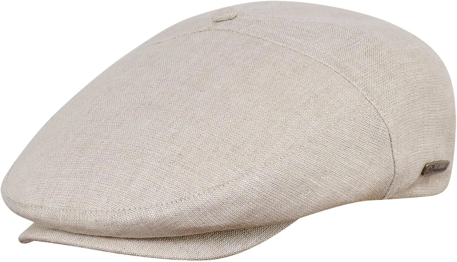 Sterkowski Swede Cap | 100% Linen Flat Cap For Men and Women | Super Airy 5 Panels Summer Cap without Lining