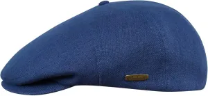 Sterkowski Swede Cap | 100% Linen Flat Cap For Men and Women | Super Airy 5 Panels Summer Cap without Lining