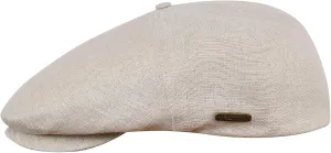 Sterkowski Swede Cap | 100% Linen Flat Cap For Men and Women | Super Airy 5 Panels Summer Cap without Lining