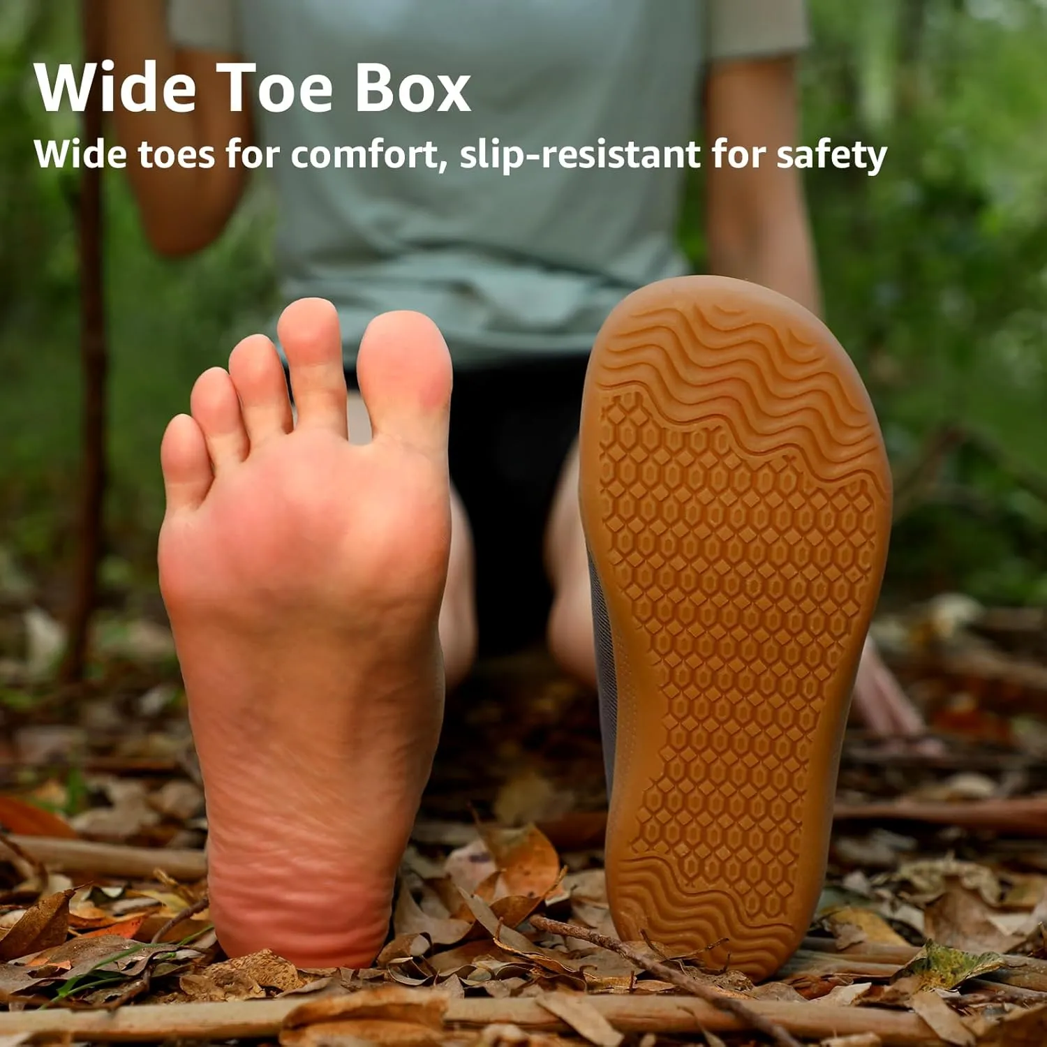 STQ Wide Toe Box Barefoot Shoes Women Zero Drop Minimalist Walking Tennis Sneakers Athletic Crossfit Workout Gym Training Grounded Shoes