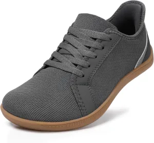 STQ Wide Toe Box Barefoot Shoes Women Zero Drop Minimalist Walking Tennis Sneakers Athletic Crossfit Workout Gym Training Grounded Shoes