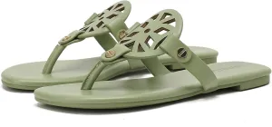 Stratuxx Kaze Flip Flops for Women with Memory Foam, Women's Flat Sandals Dressy Slide Sandals Comfortable Slippers for Women