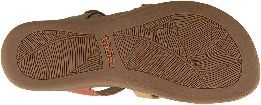 Taos Prize 4 Women's Walking Sandal - Stylish and Adjustable Three Strap Open Back Slide On Walking Sandal with Premium Arch Support and Cushioning for All Day Comfort