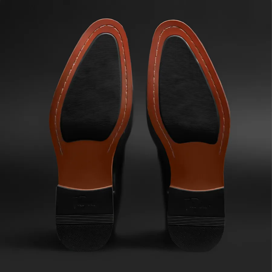 Tayno Viper Dress Loafer With Crystal Wine