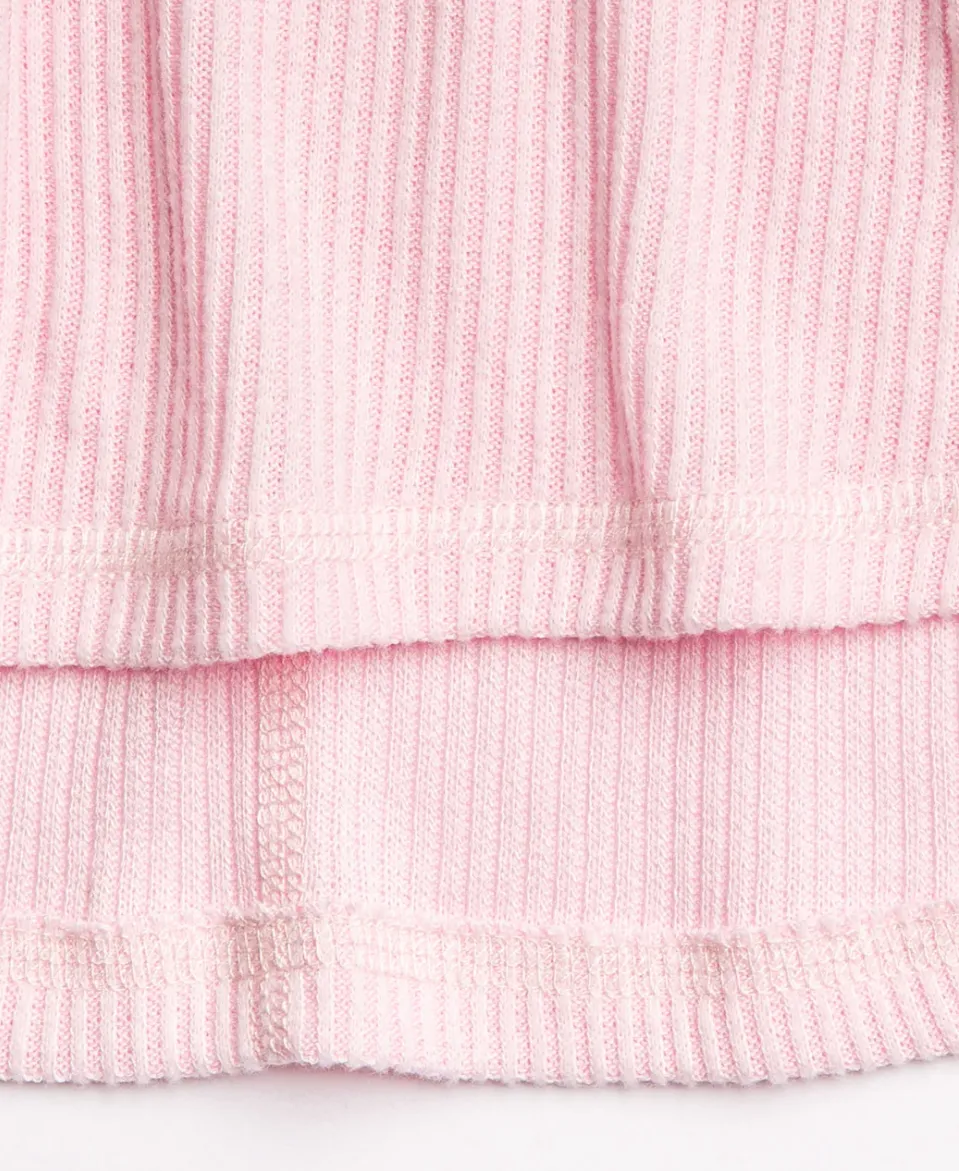 Textured Essentials Jammie Pant - Pastel Pink