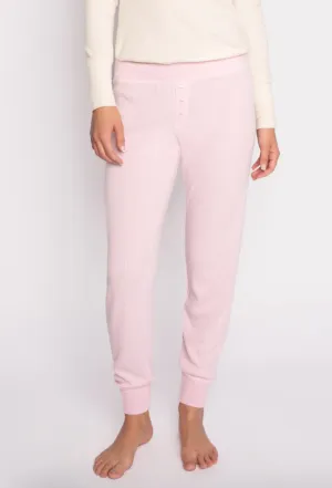 Textured Essentials Jammie Pant - Pastel Pink