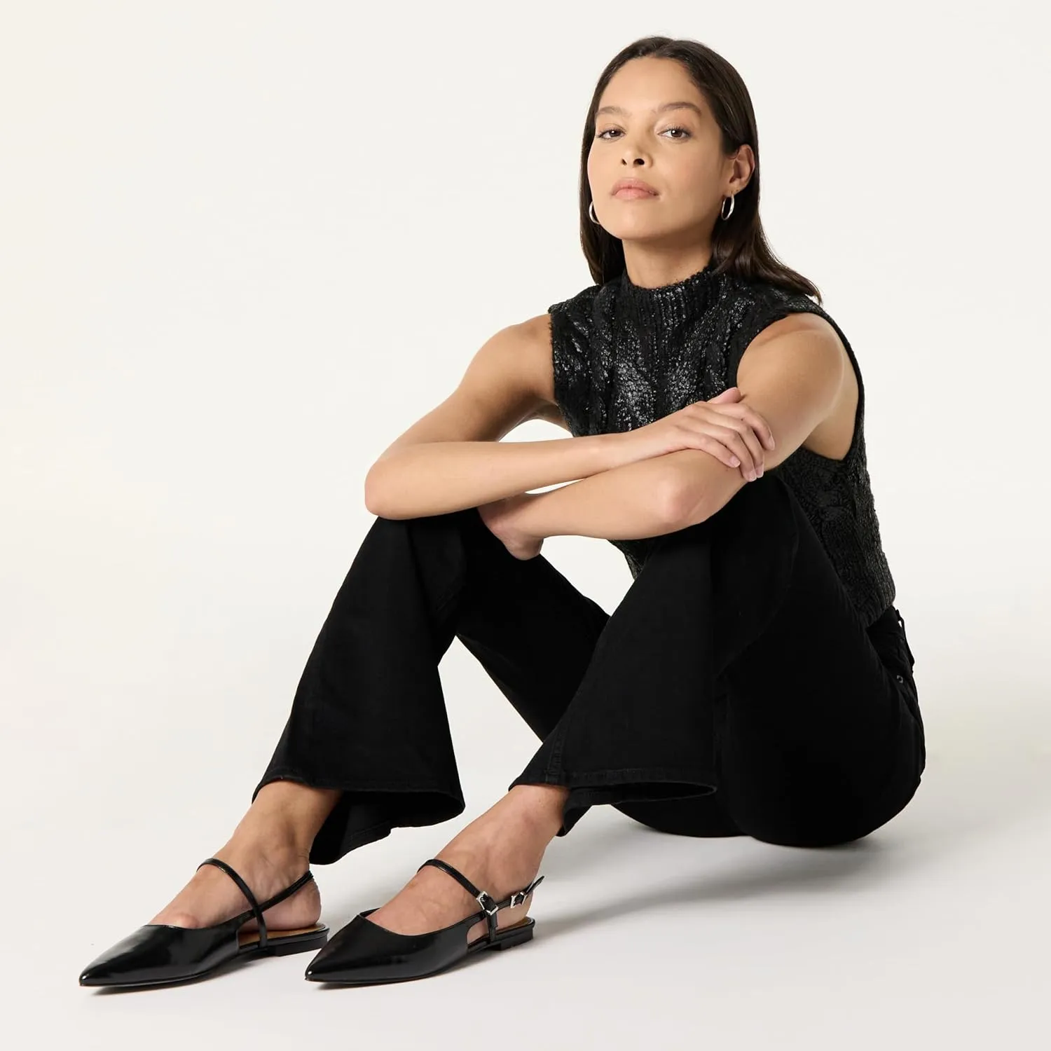 The Drop Women's Tammie Pointed Toe Flat