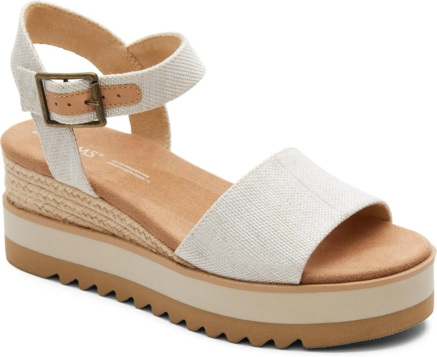 TOMS Women's, Diana Sandal - Wide Width