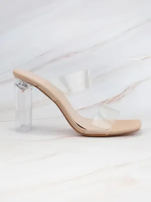 Transparent Heeled Sandal