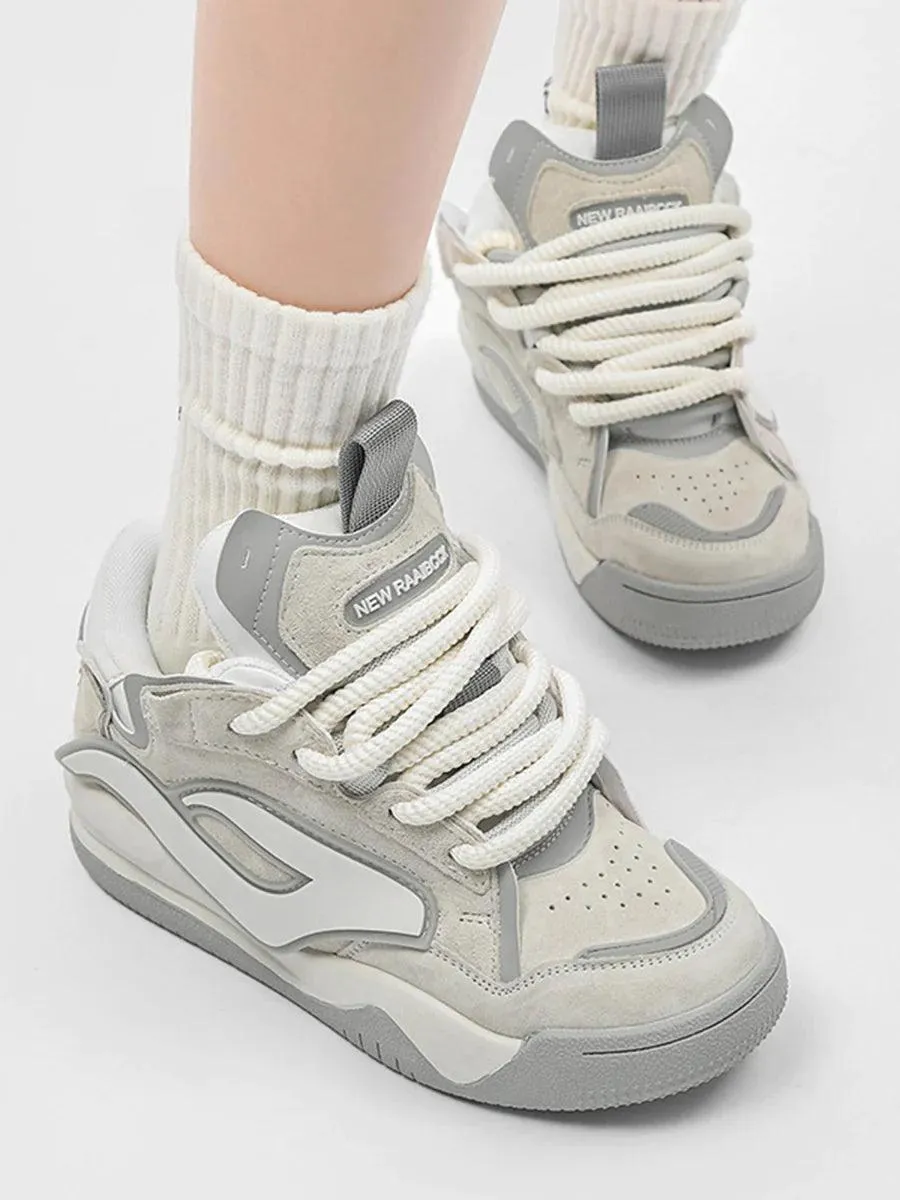 Trendy And Versatile Thick-Soled Board Shoes