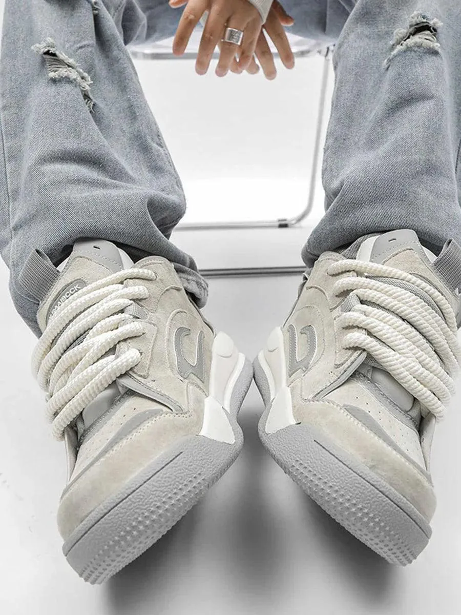 Trendy And Versatile Thick-Soled Board Shoes