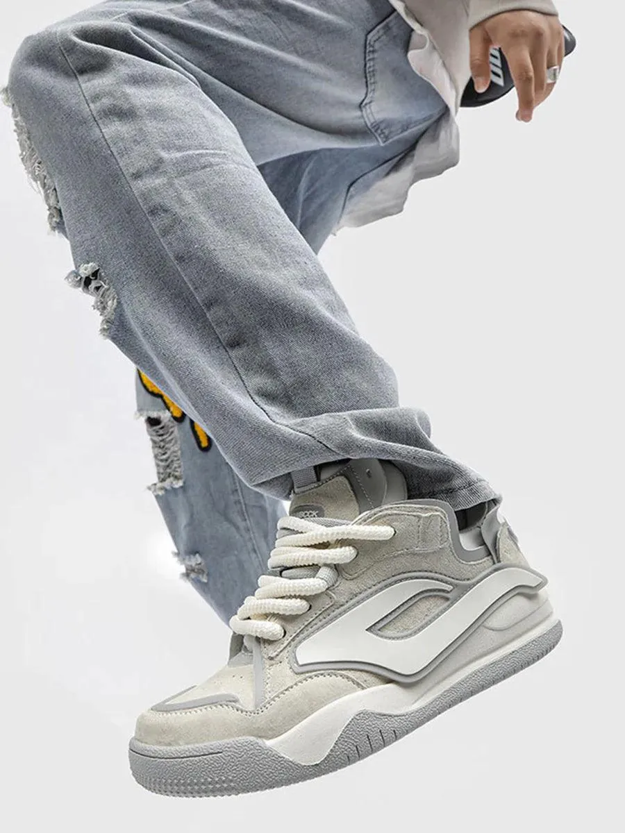 Trendy And Versatile Thick-Soled Board Shoes