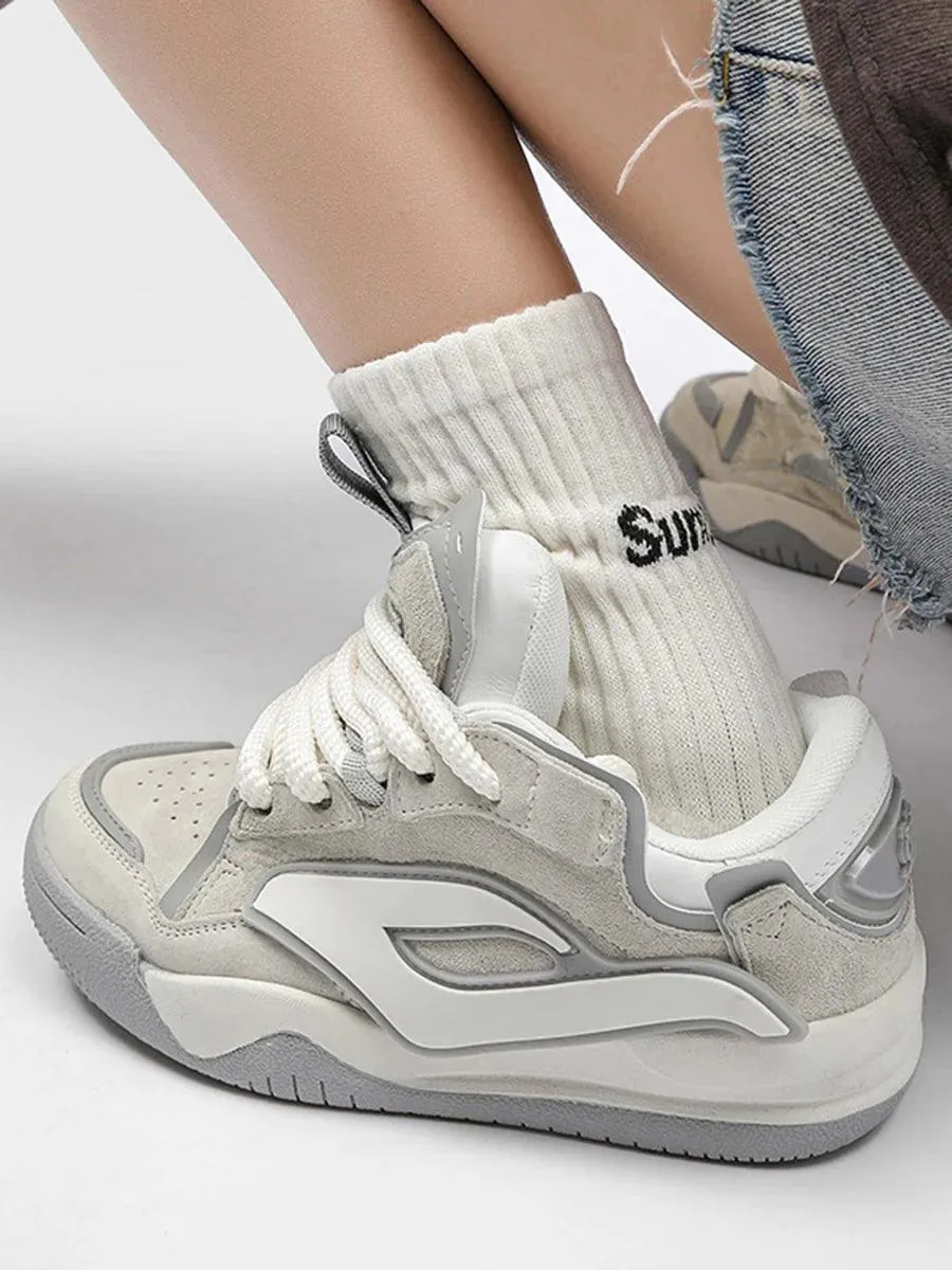 Trendy And Versatile Thick-Soled Board Shoes