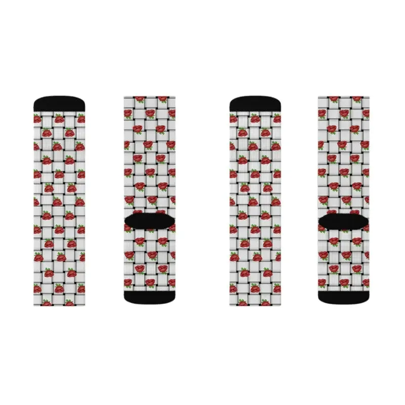 Trendy Fashion Weaved Pattern Socks