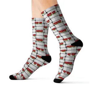 Trendy Fashion Weaved Pattern Socks