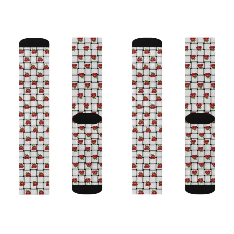 Trendy Fashion Weaved Pattern Socks