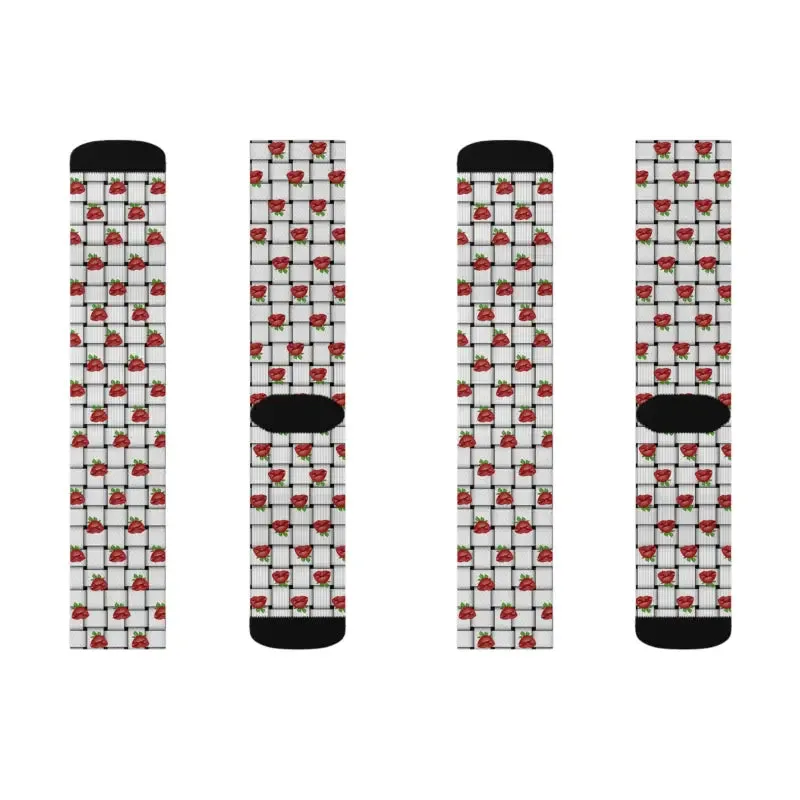 Trendy Fashion Weaved Pattern Socks