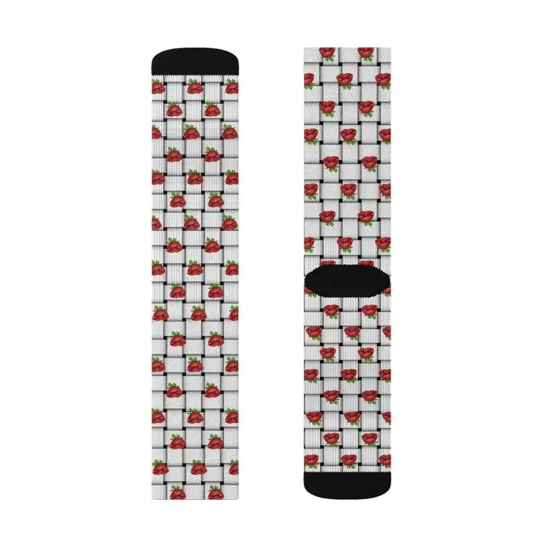 Trendy Fashion Weaved Pattern Socks