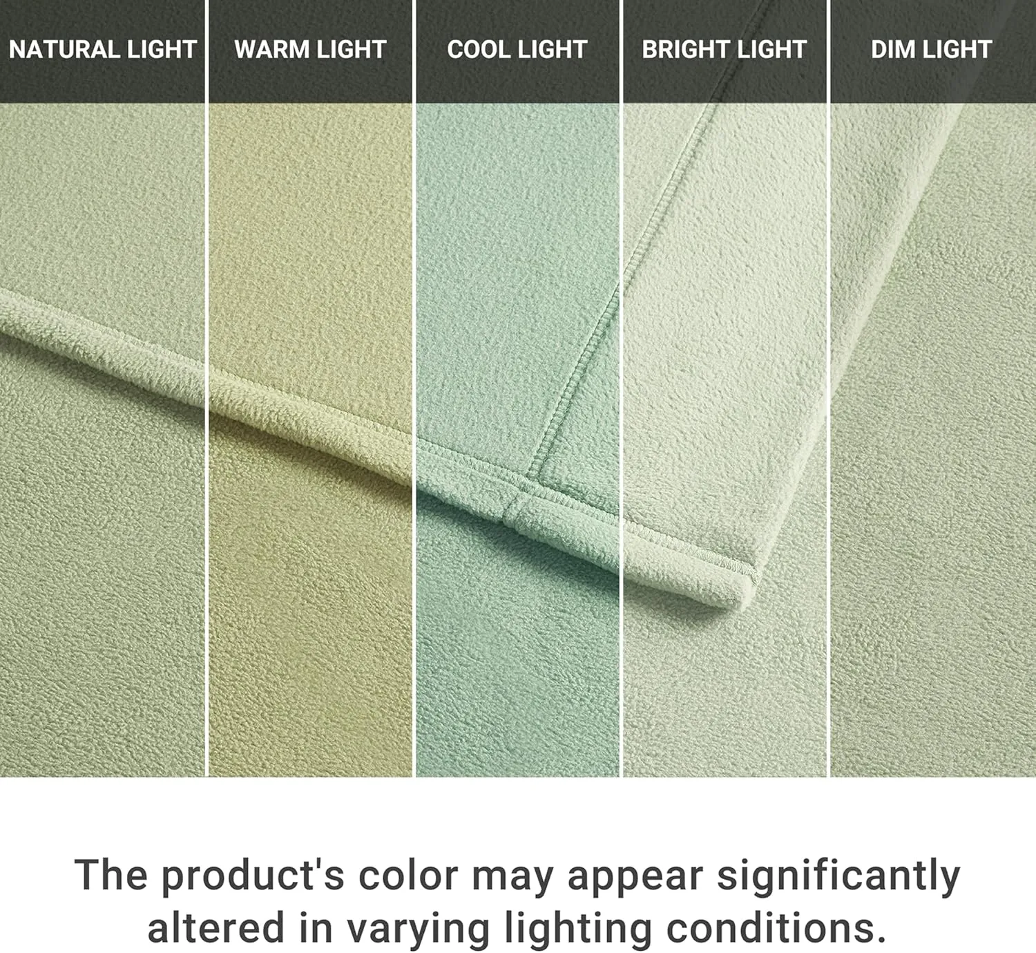 True North by Sleep Philosophy Micro Fleece Bed Sheet Set, Warm, Sheets with 14" Deep Pocket, for Cold Season Cozy Sheet-Set, Matching Pillow Case, Queen, Green, 4 Piece