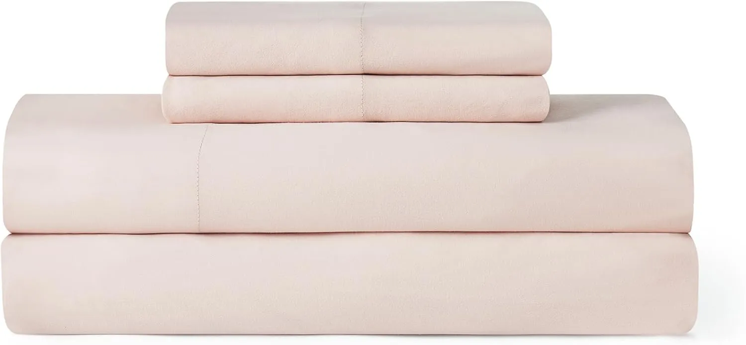 UGG Devon Luxury Sheet Set - Ultra-Soft Prewashed Comfort, 3 or 4-Piece Bedding Set with Flat Sheet, Fitted Sheet, and Pillowcases - Cozy and Breathable for Ultimate Relaxation (Himalayan, Queen)