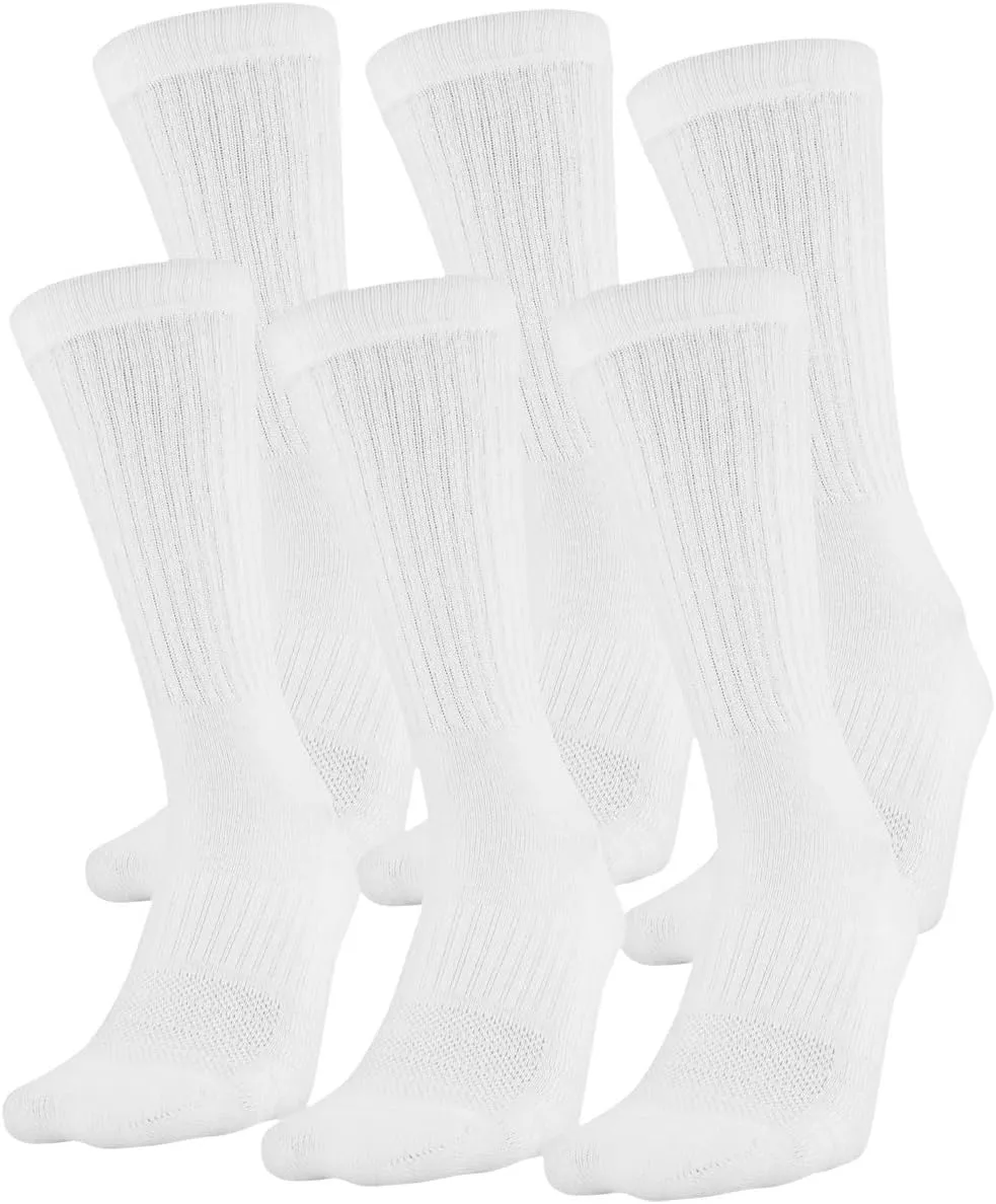 Under Armour Adult Training Cotton Crew Socks, Multipairs