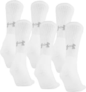 Under Armour Adult Training Cotton Crew Socks, Multipairs