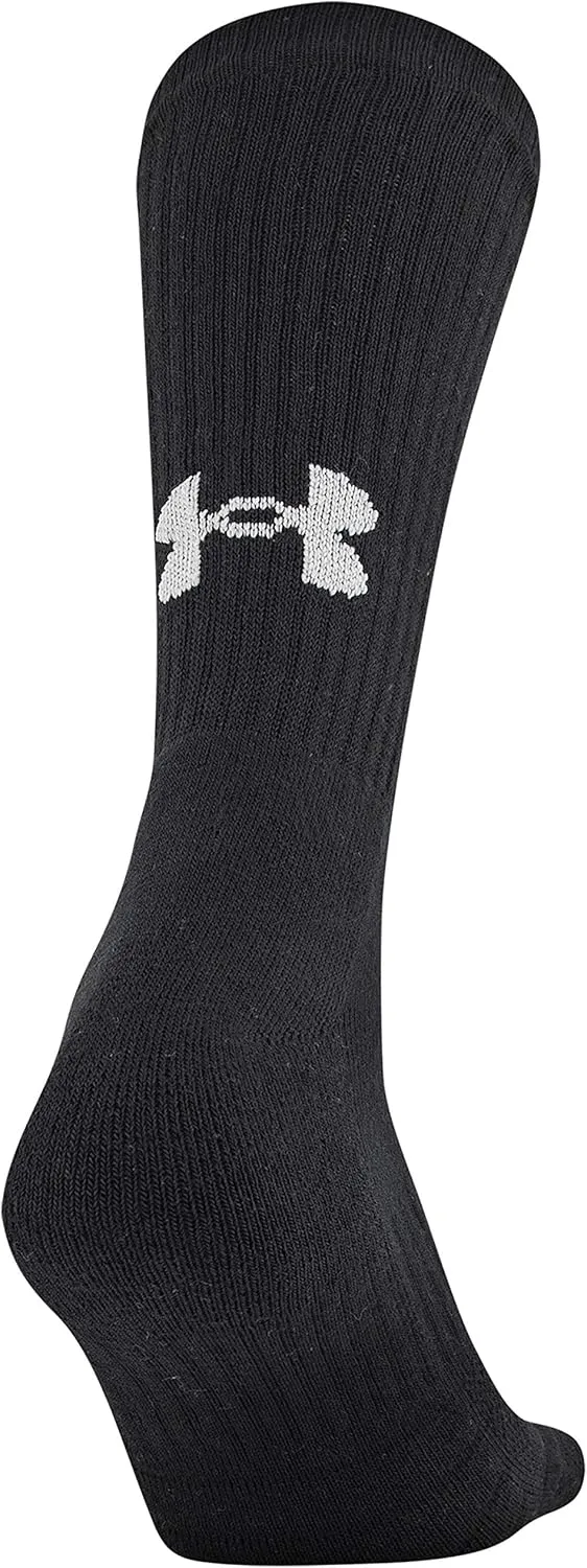 Under Armour Adult Training Cotton Crew Socks, Multipairs