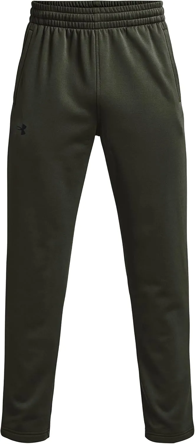 Under Armour Men's Warm Fleece Pants 1373402 (as1, Alpha, l, Regular, Regular, Baroque Green/Black - 310, Large)