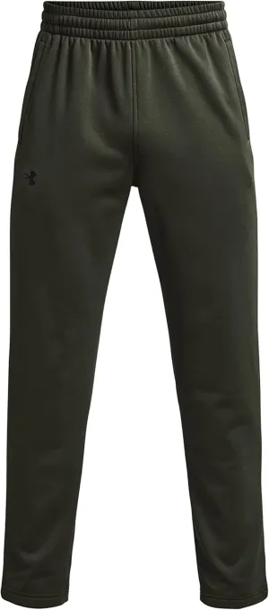 Under Armour Men's Warm Fleece Pants 1373402 (as1, Alpha, l, Regular, Regular, Baroque Green/Black - 310, Large)