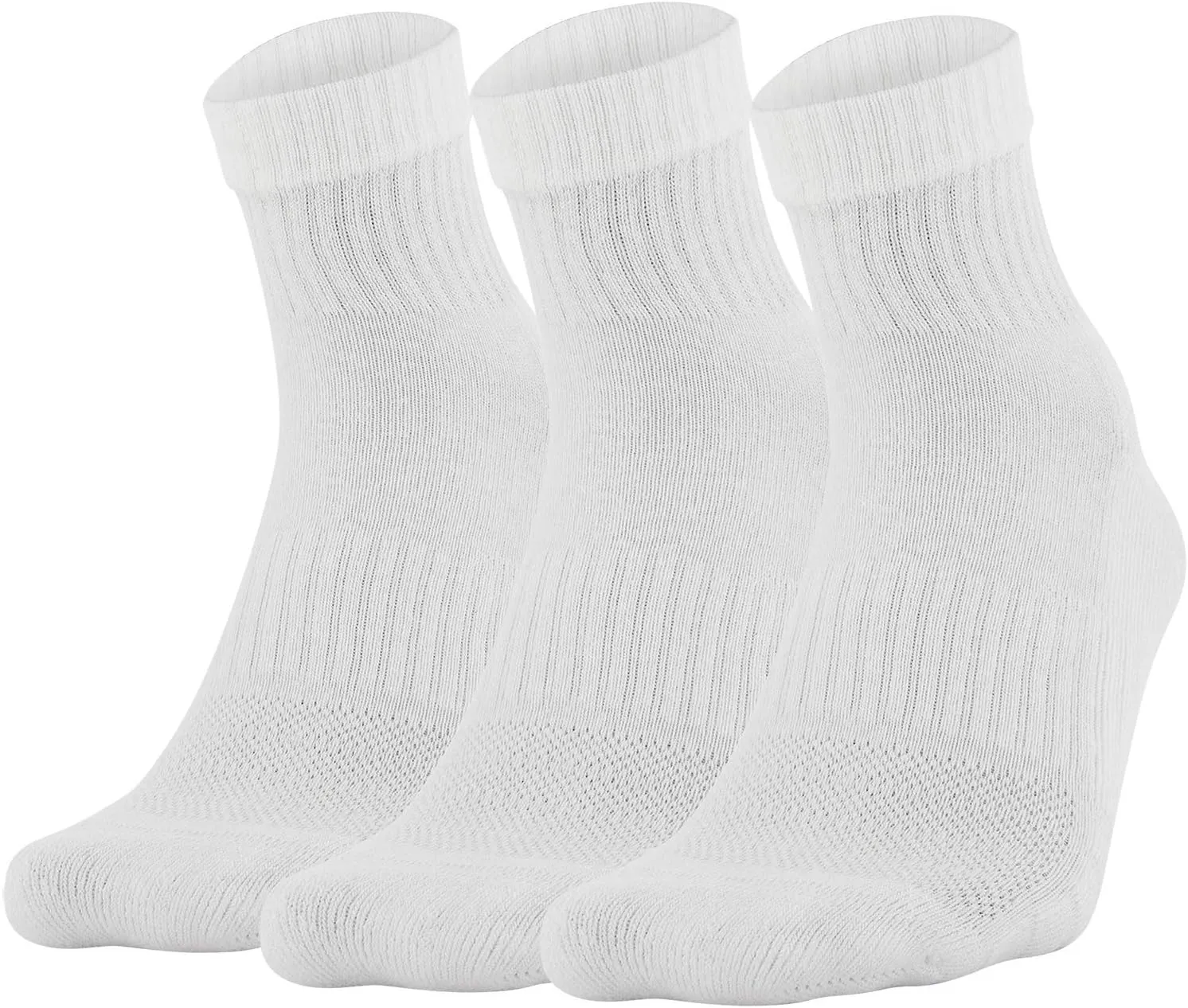 Under Armour Training Cotton Quarter Socks, Multipairs