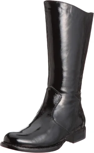 [United Colors of Benetton] BEN3331 BE-AZ Half Boots (Black Enamel (BE-AZ) /21.5, black enamel (BE-AZ), 21.5 cm 2E