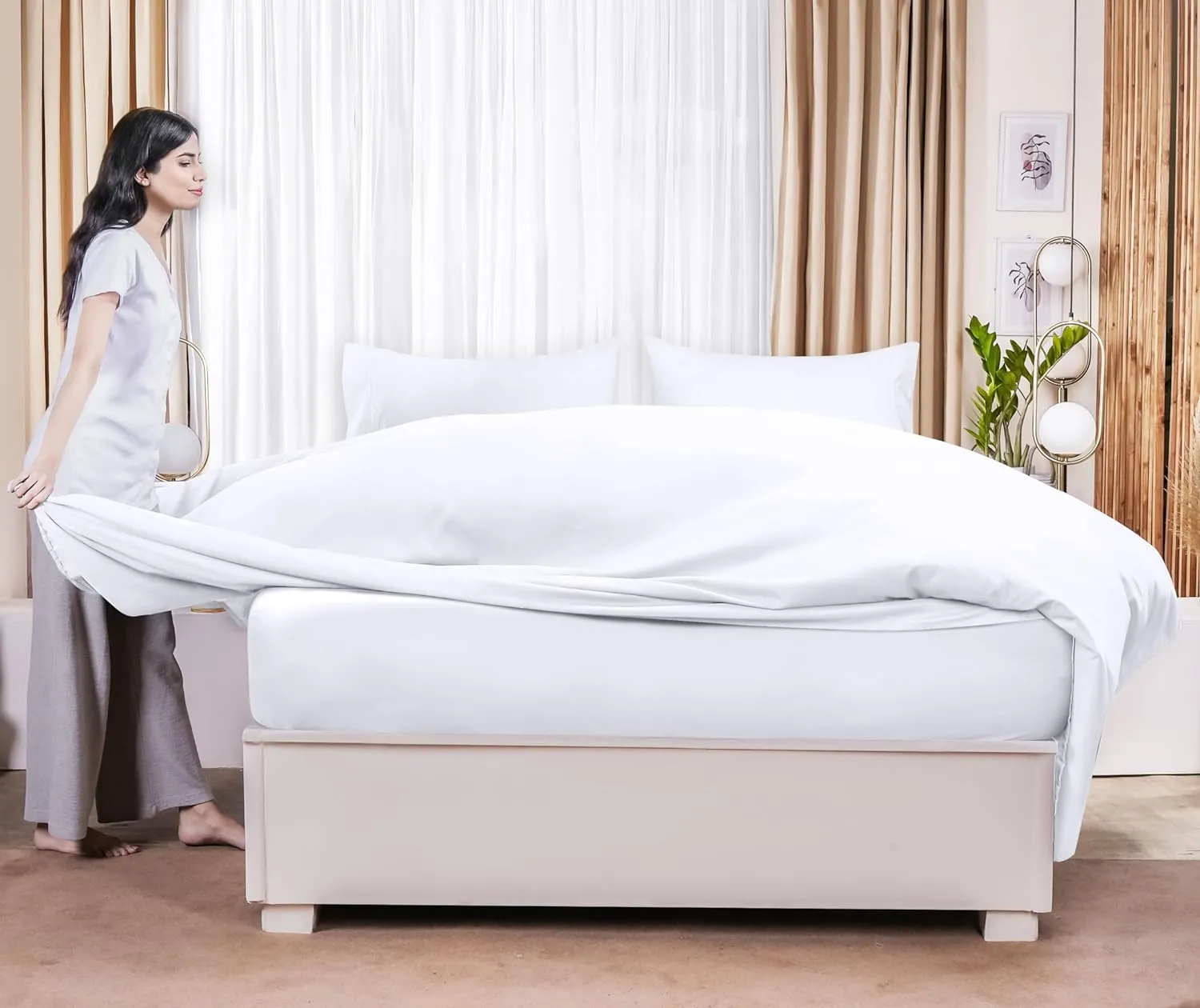 Utopia Bedding Flat Sheets - Pack of 6 - Soft Brushed Microfiber Fabric - Shrinkage & Fade Resistant Top Sheets - Easy Care (Twin, White)