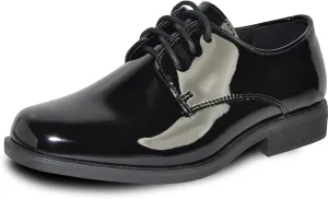VANGELO Boy Kid Dress Shoe Oxford Lace Up Loafer Slip On Tuxedo Shoes for Prom, Uniform, Wedding Formal Events Size from Toddler to Big Kid