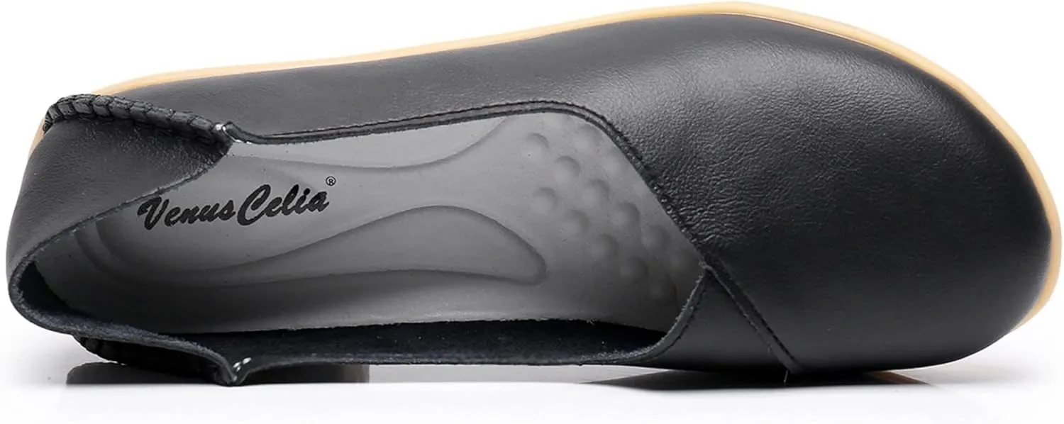 VenusCelia Women's Bare Walking Flat Loafer