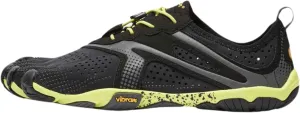 Vibram Men's V-Run Running Shoe, Black/Yellow, 44 EU/10.5-11 M US