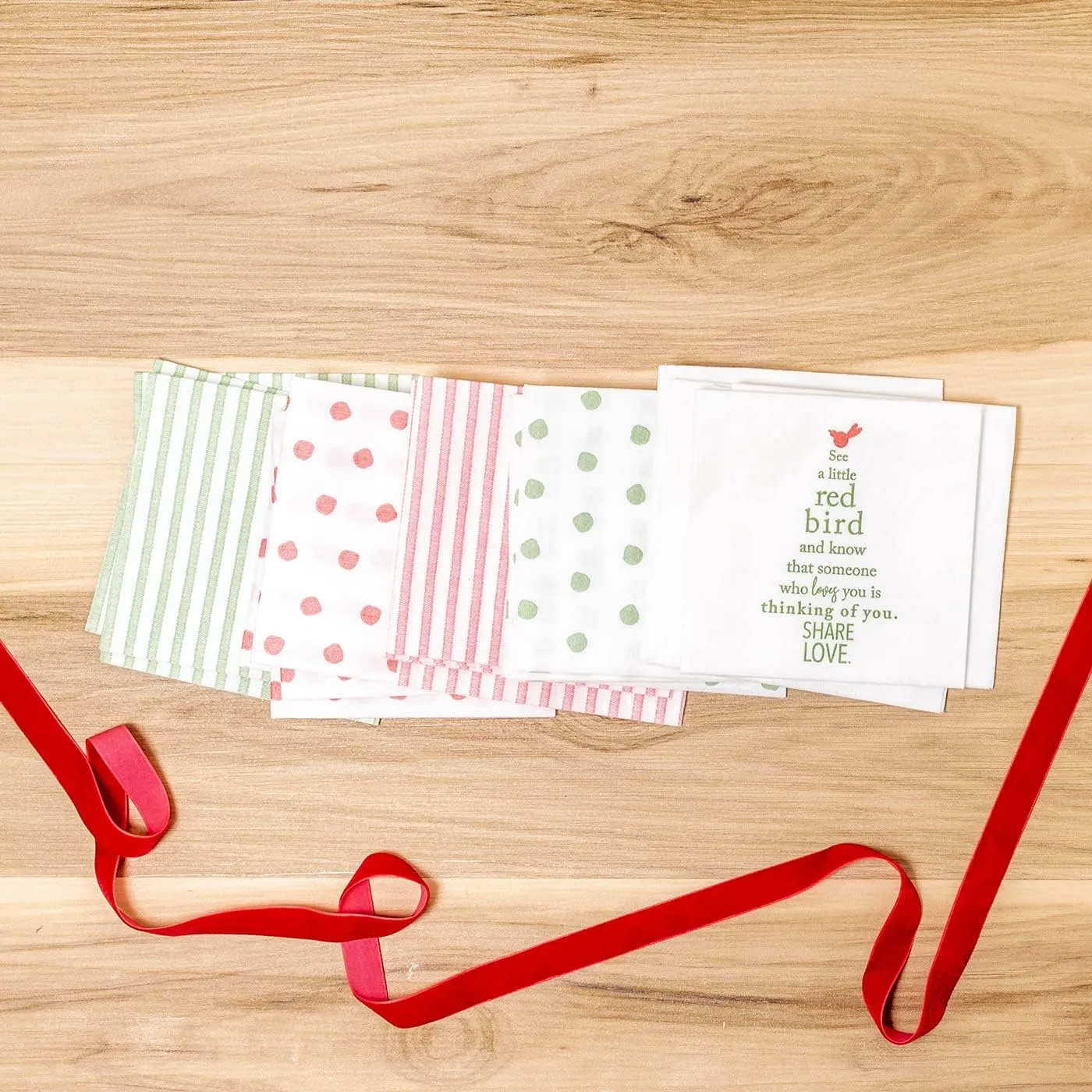 Vietri Papersoft Napkins Dot Green Cocktail Napkins Pack of 20, Set of 6 9.75"Sq Flat, Spunlace
