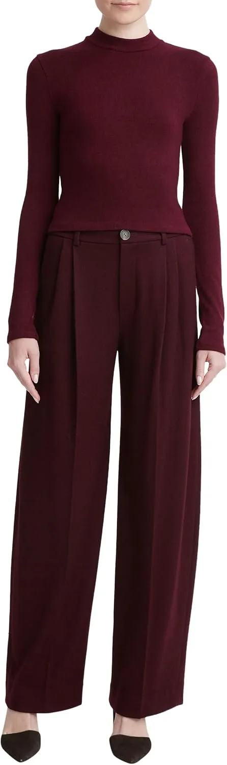 Vince womens Cozy Long Sleeve Mock Nk
