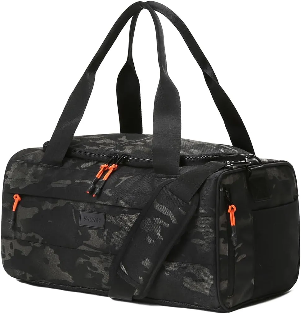 Vooray 22L Boost Duffel Bag – Small Travel & Sports Gym Bag for Women and Men with Shoe Pocket, Weekender for Overnight Football, Travel, Hospital Stays or Workout
