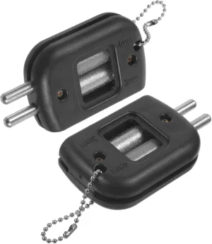VOSAREA 2Pcs Portable Ice Shoe Sharpener Tool Skate Blade Grinder Durable Grindstone for Hockey and Figure Skates Convenient Sharpener for Rink Use