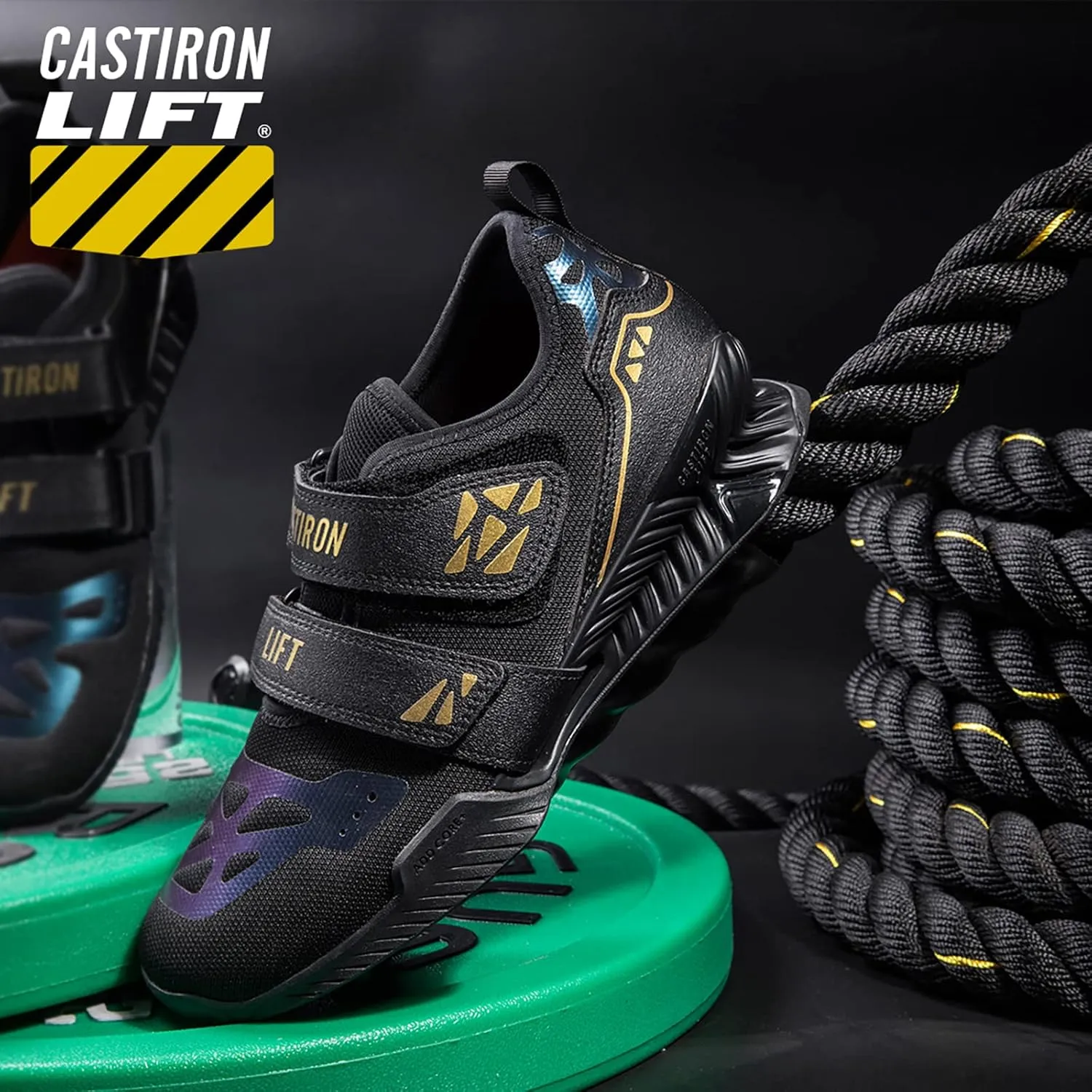 Weightlifting Shoes, Powerlifting Shoes Gym Shoes for Crossfit Lifting Footwear, Weight Lifting Shoes for Heavy Lifting Deadlifting Weight Training, Squat Shoe for Men Women