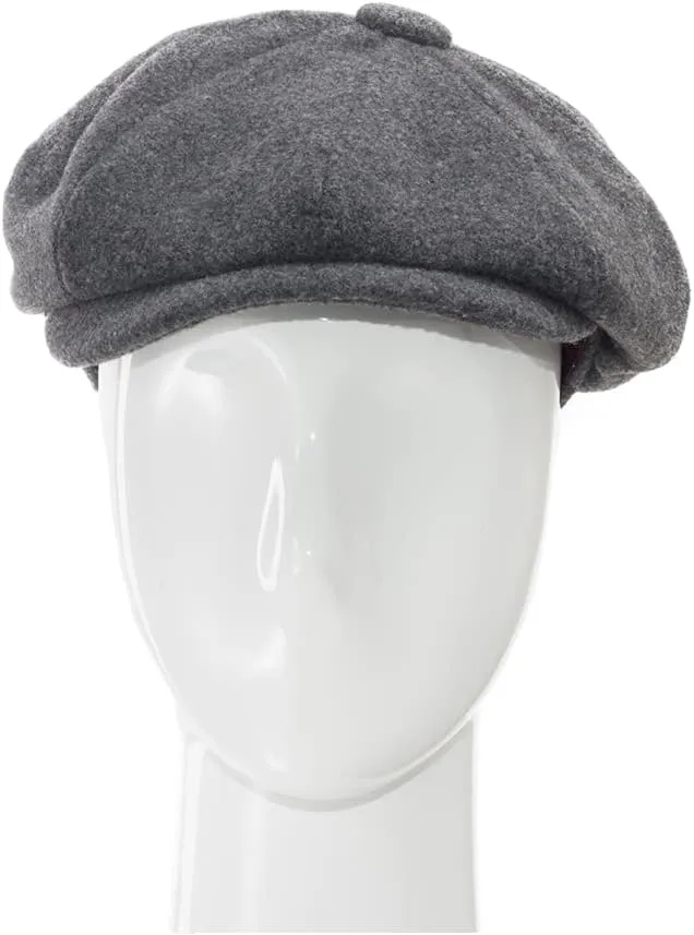 Wesley Ivy Cap 8 Panel Newsboy Flat Hat