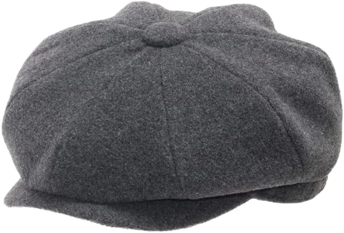 Wesley Ivy Cap 8 Panel Newsboy Flat Hat