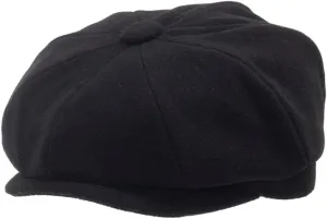 Wesley Ivy Cap 8 Panel Newsboy Flat Hat